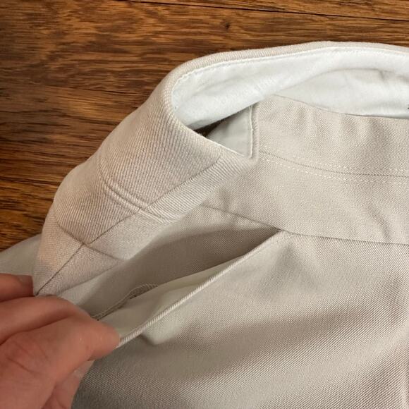 Express Cropped Ankle Tan Editor Mid Rise Pants - Picture 5 of 8